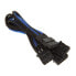 Фото #2 товара BitFenix Molex zu 3x Molex Adapter 55 cm - sleeved schw./blau/schw