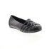Фото #2 товара Softwalk St Lucia S2006-001 Womens Black Wide Leather Ballet Flats Shoes 8