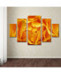 Фото #3 товара Kurt Shaffer 'Hypnotic Yellow Rose' Multi Panel Canvas Set - 40" x 58"