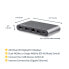 Фото #8 товара StarTech.com USB C Dock - 4K Dual Monitor DisplayPort - Mini Laptop Docking Station - 100W Power Delivery Passthrough - GbE - 2-Port USB-A Hub - USB Type-C Multiport Adapter - 3.3' Cable - Wired - USB 3.2 Gen 1 (3.1 Gen 1) Type-C - 100 W - 10,100,1000 Mbit/s - IEEE 80