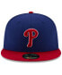 Фото #2 товара Philadelphia Phillies Authentic Collection 59FIFTY Fitted Cap