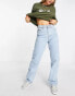 Dickies Thomasville high waisted relaxed fit jeans in blue denim