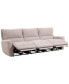 Фото #1 товара Deklyn 106" 3-Pc. Zero Gravity Fabric Sofa with 3 Power Recliners, Created for Macy's