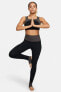 Фото #5 товара Yoga Dri-Fit Luxe 7/8 High-Rise Colour-Block Kadın Siyah Tayt