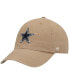 Фото #2 товара Men's Khaki Dallas Cowboys Primary Clean Up Adjustable Hat