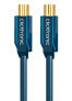 ClickTronic 7.5m Antenna Cable - 7.5 m - Coax M - Coax FM - Blue