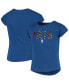 Big Girls Royal New York Mets Flip Sequin T-shirt