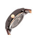 ფოტო #3 პროდუქტის Automatic Sebastian Black & Brown Leather Watches 40mm