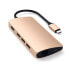 Фото #2 товара Адаптер USB-C Satechi V2 Multi-Port Hub 8 в 1 "Gold USB-C 8 в 1" от Satechi
