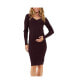 ფოტო #1 პროდუქტის Maternity Sadie Rib Knit Nursing Dress