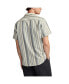 Men's Striped Seersucker Short Sleeve Shirt