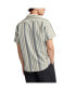 Фото #3 товара Men's Striped Seersucker Short Sleeve Shirt