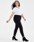 Фото #3 товара Plus Size Pull-On Ponté Knit Pants, Created for Macy's
