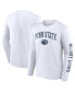 Фото #2 товара Men's White Penn State Nittany Lions Distressed Arch Over Logo Long Sleeve T-shirt