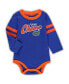 Newborn and Infant Boys and Girls Royal, Orange Florida Gators Little Kicker Long Sleeve Bodysuit and Sweatpants Set