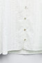 Блуза из ткани с блестящей нитью со сборками на плечах ZARA