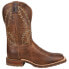 Фото #2 товара Tony Lama Bowie Square Toe Cowboy Mens Brown Casual Boots XT5104