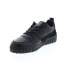 Фото #4 товара Diesel Le Rua S-Rua Low Mens Black Leather Lifestyle Sneakers Shoes