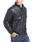 ფოტო #4 პროდუქტის Men City Leather Bomber Jacket