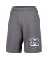 ფოტო #3 პროდუქტის Men's Gray Michigan Wolverines Fleece Shorts