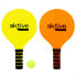 Фото #3 товара Пляжные лопатки с мячом Aktive Жёлтый Оранжевый 18,5 x 32,5 cm (6 штук)