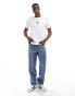 Фото #4 товара Calvin Klein Jeans monologo t-shirt in white