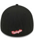 Фото #5 товара Men's Black Washington Nationals Logo 39THIRTY Flex Hat