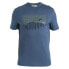 Фото #3 товара ICEBREAKER Merino 150 Tech Lite III Pinnacle Grid short sleeve T-shirt