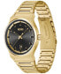 ფოტო #2 პროდუქტის Men's Candor Gold Ion Plated Stainless Steel Bracelet Watch 41mm