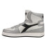 Diadora Mi Basket Used High Top Mens White Sneakers Casual Shoes 158569-C9594 4.5 - фото #3