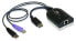 Фото #1 товара ATEN USB - DisplayPort to Cat5e/6 KVM Adapter Cable (CPU Module) - USB - USB 2.0 - Black - 56 mm - 91 mm - 21 mm