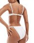 4th & Reckless arles bikini bottom in off white crochet