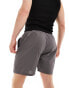 Calvin Klein pure cotton sleep shorts in charcoal