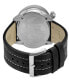 Часы Gevril Wallabout Black Leather 44mm
