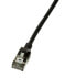 LogiLink Slim U/FTP - 0.5 m - Cat6a - U/FTP (STP) - RJ-45 - RJ-45