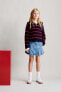 Фото #4 товара Детский свитер в полоску ZARA для девочек