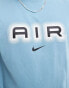 Nike Swoosh Air graphic t-shirt in light blue