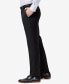 Men's Premium Comfort Slim-Fit Performance Stretch Flat-Front Dress Pants