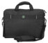 Фото #4 товара Manhattan Helsinki Eco Friendly Laptop Bag 14.1" - Top Loader - Black - Padded Notebook Compartment - Front and Multiple Interior Pockets - Padded Handle - Trolley Strap - Recycled Materials - Black - Shoulder Strap (removable) - Notebook Case - Three Year Warranty