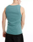 Фото #3 товара ASOS DESIGN 5 pack rib muscle fit vests in multiple colours