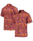 ფოტო #1 პროდუქტის Men's Maroon Minnesota Golden Gophers Vintage-Like Floral Button-Up Shirt