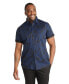 ფოტო #1 პროდუქტის Men's Knight Floral Shirt Stretch Shirt