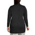 Фото #9 товара Plus Size Open Long Cardigan Sweater