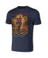 Фото #3 товара Men's Heather Navy Michael Jackson Blood On The Dance Floor T-Shirt