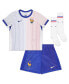 ფოტო #2 პროდუქტის Preschool White France National Team 2024 Away Replica Stadium Kit Set
