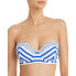Tommy Bahama 262018 Women's Beach Glass Blue Bikini Top Swimwear Size M