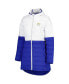 Women's White, Royal Los Angeles Rams Willow Quilted Hoodie Full-Zip Jacket