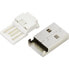 Conrad Electronic SE Conrad TC-9741692 - USB 2.0 USB-A plug - Stainless steel - White - Female - Iron - Nickel - Plastic - 30 V - 1.5 A