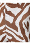 Фото #6 товара Kadın Pencere Detaylı Zebra Desenli Ispanyol Paça Pantolon 2sal40005ık