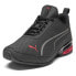 Фото #2 товара Puma Viz Runner Sport Basketball Mens Black Sneakers Athletic Shoes 37647102